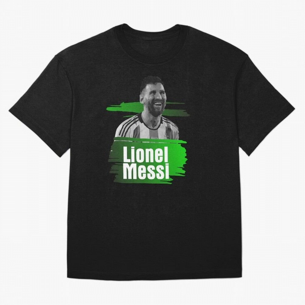 Lionel Messi Oversized T-Shirt Represent Global Football Passion for FIFA World Cup 2026 USA Canada Mexico, Centered on Haaland, Brazil, Worldwide Fan Energy, Dramatic Goals, Stadium Lights and Championship Celebrations; Ideal for Fans Who Follow
