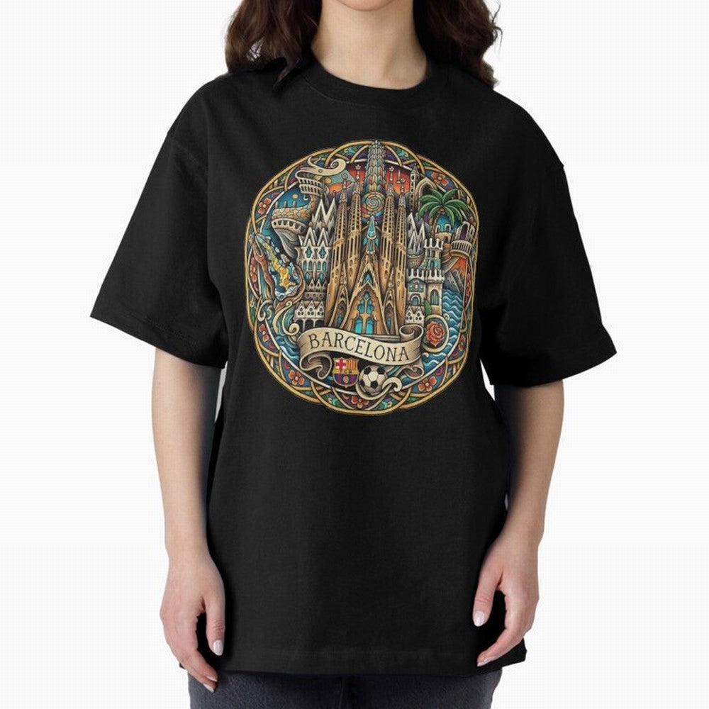 BARCELONA Classic T-Shirt Bring Home Global Football Passion for FIFA World Cup 2026 USA Canada Mexico, Inspired by Mbappe, England and Germany, Stadium Memories, Football Loyalty, International Chants and Championship Tradition; Perfect for