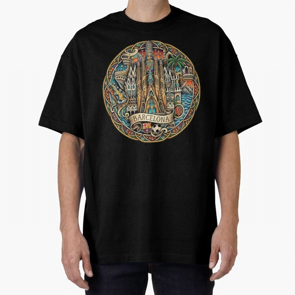 BARCELONA Classic T-Shirt Bring Home Global Football Passion for FIFA World Cup 2026 USA Canada Mexico, Inspired by Mbappe, England and Germany, Stadium Memories, Football Loyalty, International Chants and Championship Tradition; Perfect for