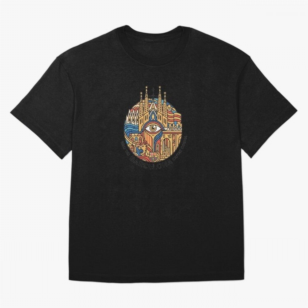 BARCELONA Oversized T-Shirt Make Every Kick Count in FIFA World Cup 2026 Group Stage Celebrating Mbappe, France and Portugal Energy, Football Passion, Legendary Performances, Festival Vibes and Supporter Community; Perfect for Supporters Who Want