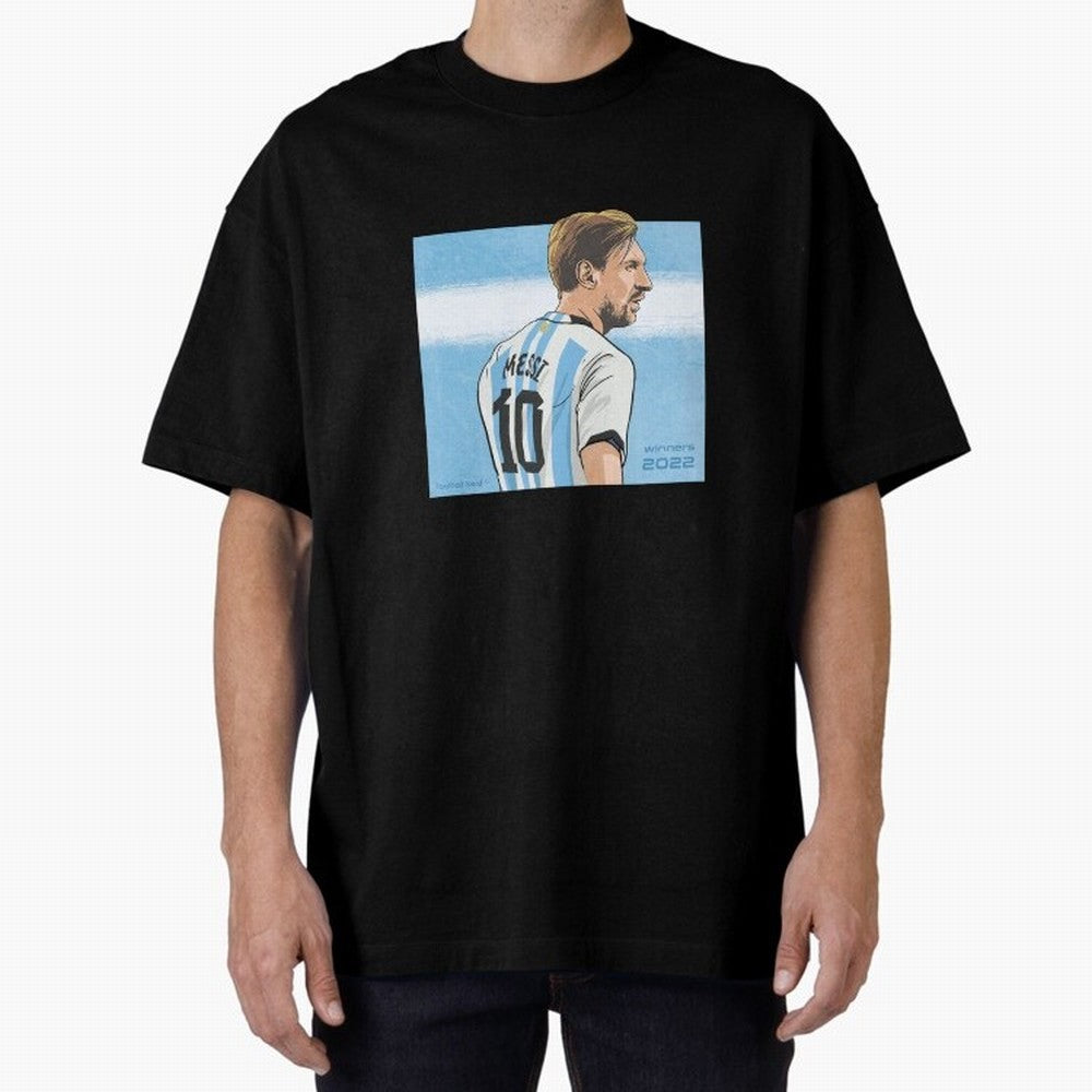 Messi Argentina's Qatar 2022 Hero Classic T-Shirt Follow the FIFA World Cup 2026 USA Canada Mexico Journey through Messi, Neymar and Mbappe Highlights, Argentina and Brazil Pride, Vintage Soccer Flavor, Modern Football Stars, National Flags and