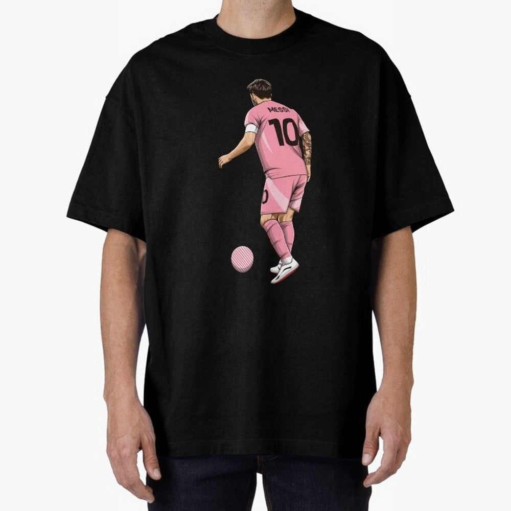 Lionel Messi Oversized T-Shirt Bring a Champion Mindset to FIFA World Cup 2026 Group Stage Spirit, Celebrating Spain and Netherlands, Messi and Cristiano Ronaldo, Champion Mindset, Group Stage Buzz, Knockout Tension and Passionate Fan Culture;