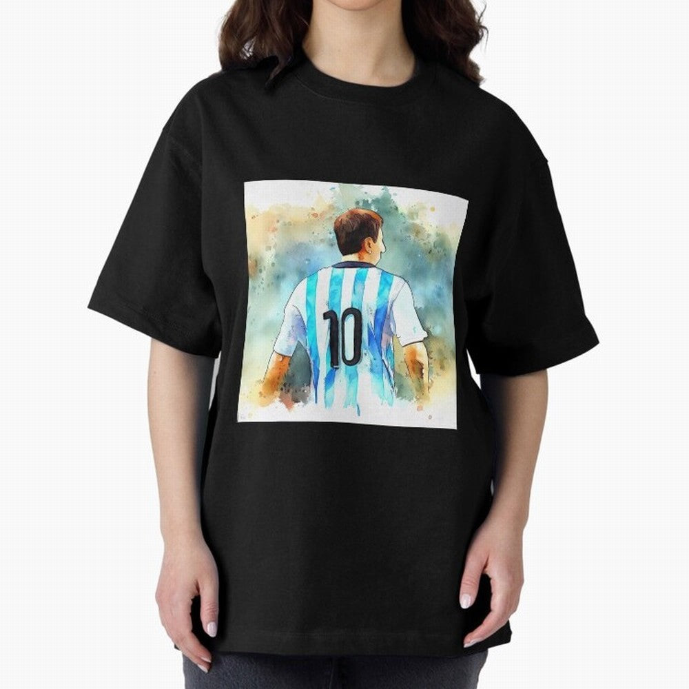 I read Classic T-Shirt Feel International Energy from Global Football Passion for FIFA World Cup 2026, Featuring Haaland and Mbappe, Portugal, Spain and Germany, Championship Spirit, Famous Goals, Roaring Crowds and International Football Unity;