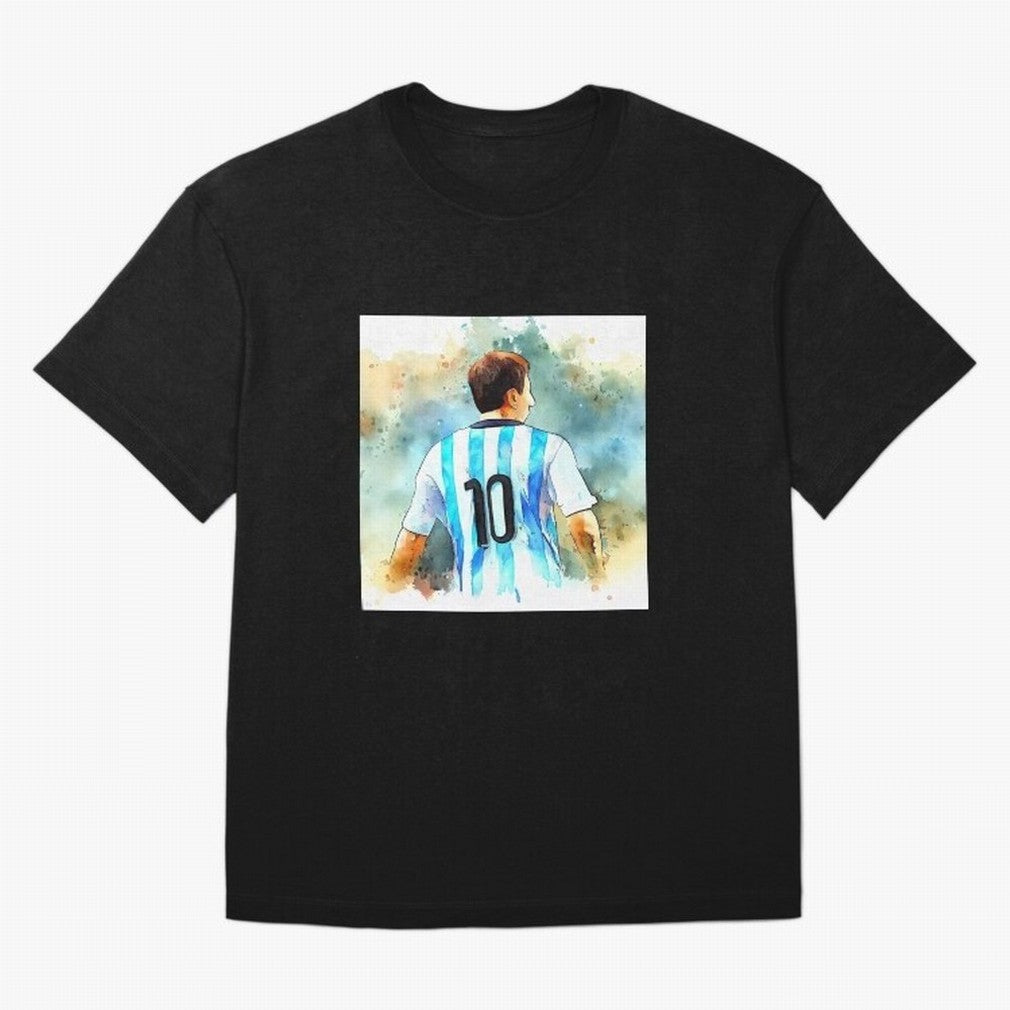 I read Classic T-Shirt Feel International Energy from Global Football Passion for FIFA World Cup 2026, Featuring Haaland and Mbappe, Portugal, Spain and Germany, Championship Spirit, Famous Goals, Roaring Crowds and International Football Unity;