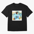 I read Classic T-Shirt Feel International Energy from Global Football Passion for FIFA World Cup 2026, Featuring Haaland and Mbappe, Portugal, Spain and Germany, Championship Spirit, Famous Goals, Roaring Crowds and International Football Unity;