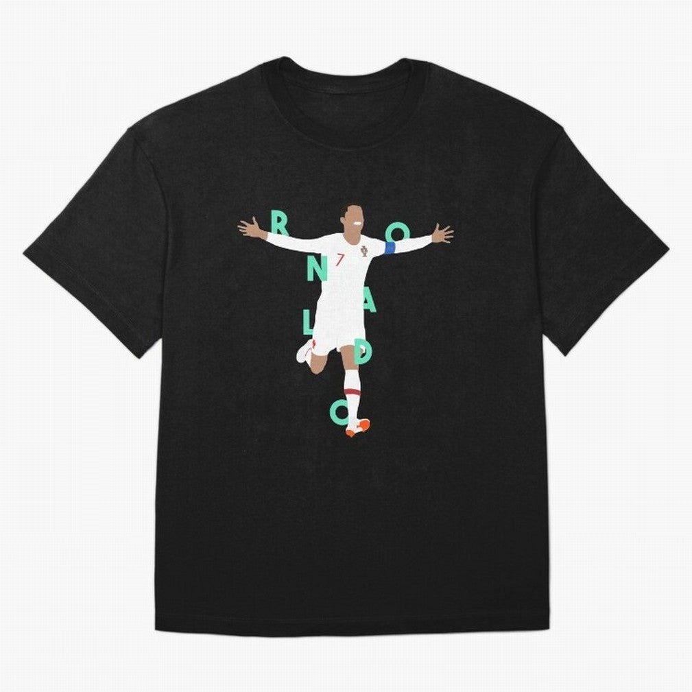 Ronaldo (Mint Green) Oversized T-Shirt Feel International Energy from the FIFA World Cup 2026 Journey through CR7 and Messi Highlights, Germany Pride, Fan Favorite Moments, National Team Passion, Big Match Drama and Soccer History; Made for