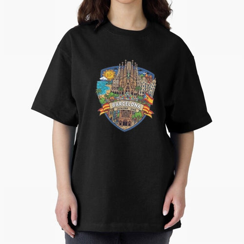 BARCELONA Classic T-Shirt Honor Global Football Passion for FIFA World Cup 2026 Group Stage, Driven by Messi, Neymar and Mbappe, France and Portugal, Football Festival Excitement, Trophy Ambitions, Country Rivalries and Star Player Buzz; Built for