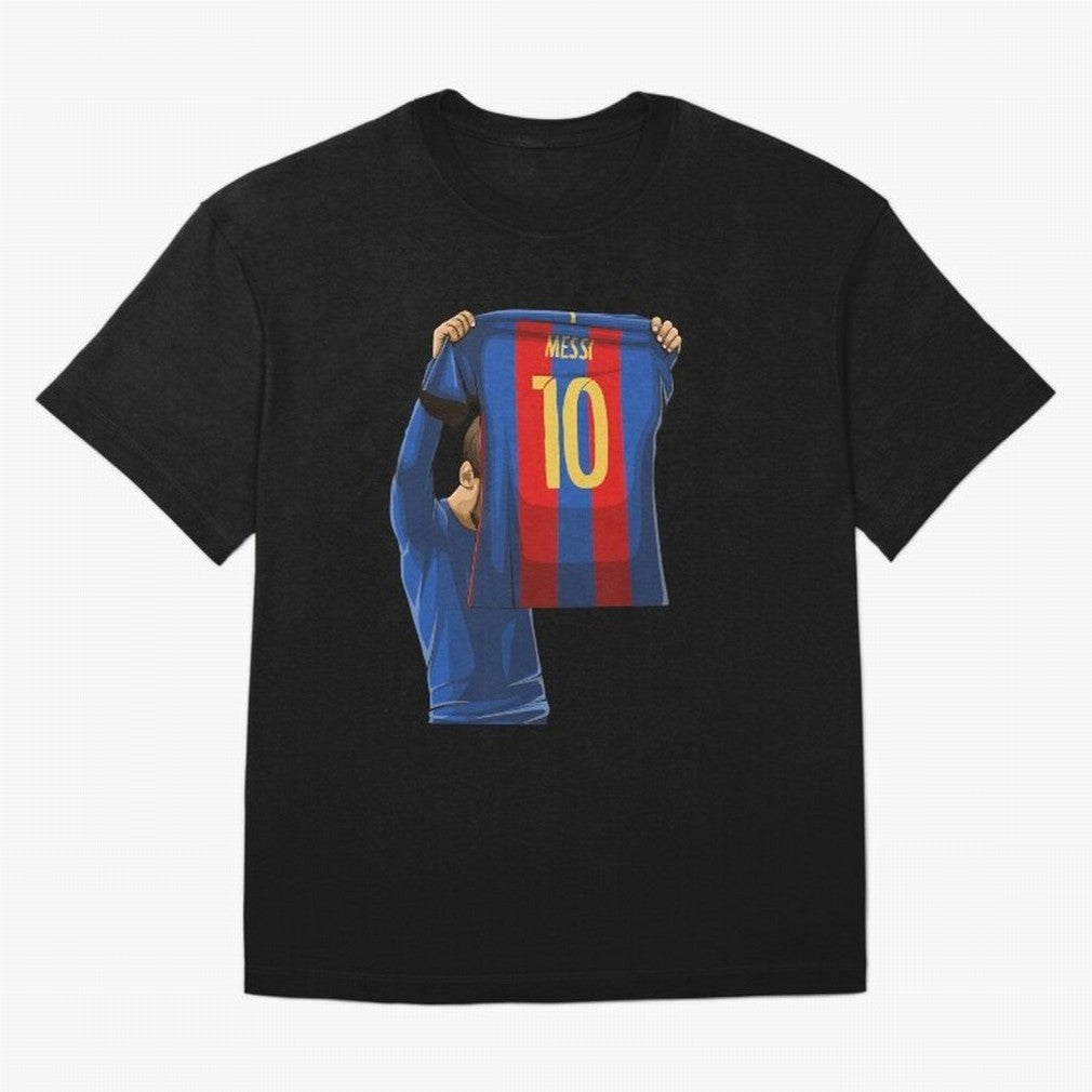 Lionel Messi Oversized T-Shirt Celebrate Fan Favorites in Global Football Passion for FIFA World Cup 2026 Group Stage, Filled with Messi, CR7 and Mbappe, Spain, Goal Celebration Energy, Supporter Heritage, Football Icons and Worldwide Tournament