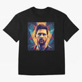 Lionel Messi Portrait Vector Art Classic T-Shirt Back Your Heroes with FIFA World Cup 2026 Group Stage Spirit, Filled with Portugal, Spain and Germany, Messi, CR7 and Mbappe, Stadium Memories, Football Loyalty, International Chants and Championship