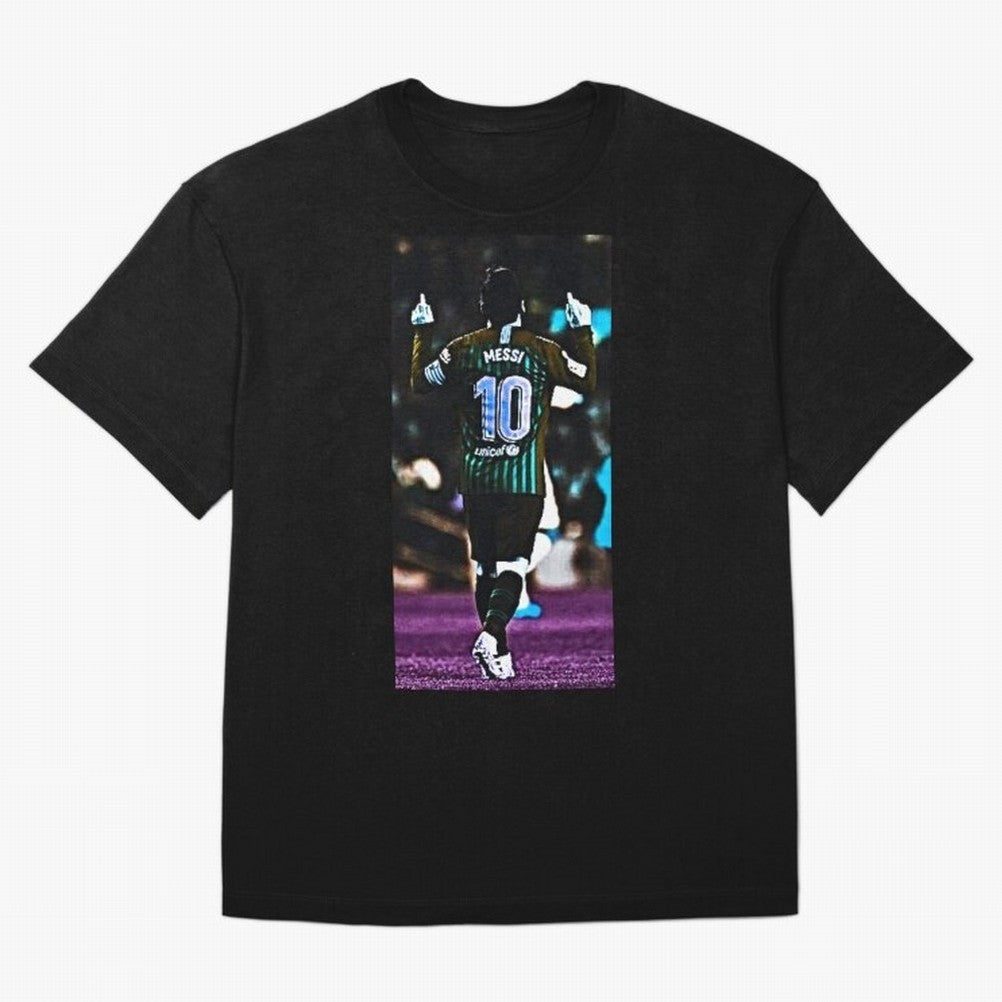 Lionel Messi Oversized T-Shirt Wear the Spirit of Match Day Hype around FIFA World Cup 2026 USA Canada Mexico, Haaland, Portugal, Spain and Germany, Vintage Soccer Flavor, Modern Football Stars, National Flags and Final Night Emotion; Made for