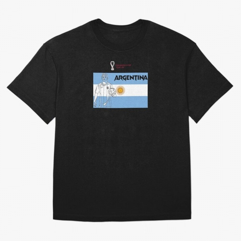 Argentina - FIFA World Cup - Qatar 2022 Oversized T-Shirt Back the Journey through the FIFA World Cup 2026 Journey through Cristiano Ronaldo Highlights, Argentina, France and Brazil Pride, Fan Favorite Moments, National Team Passion, Big Match