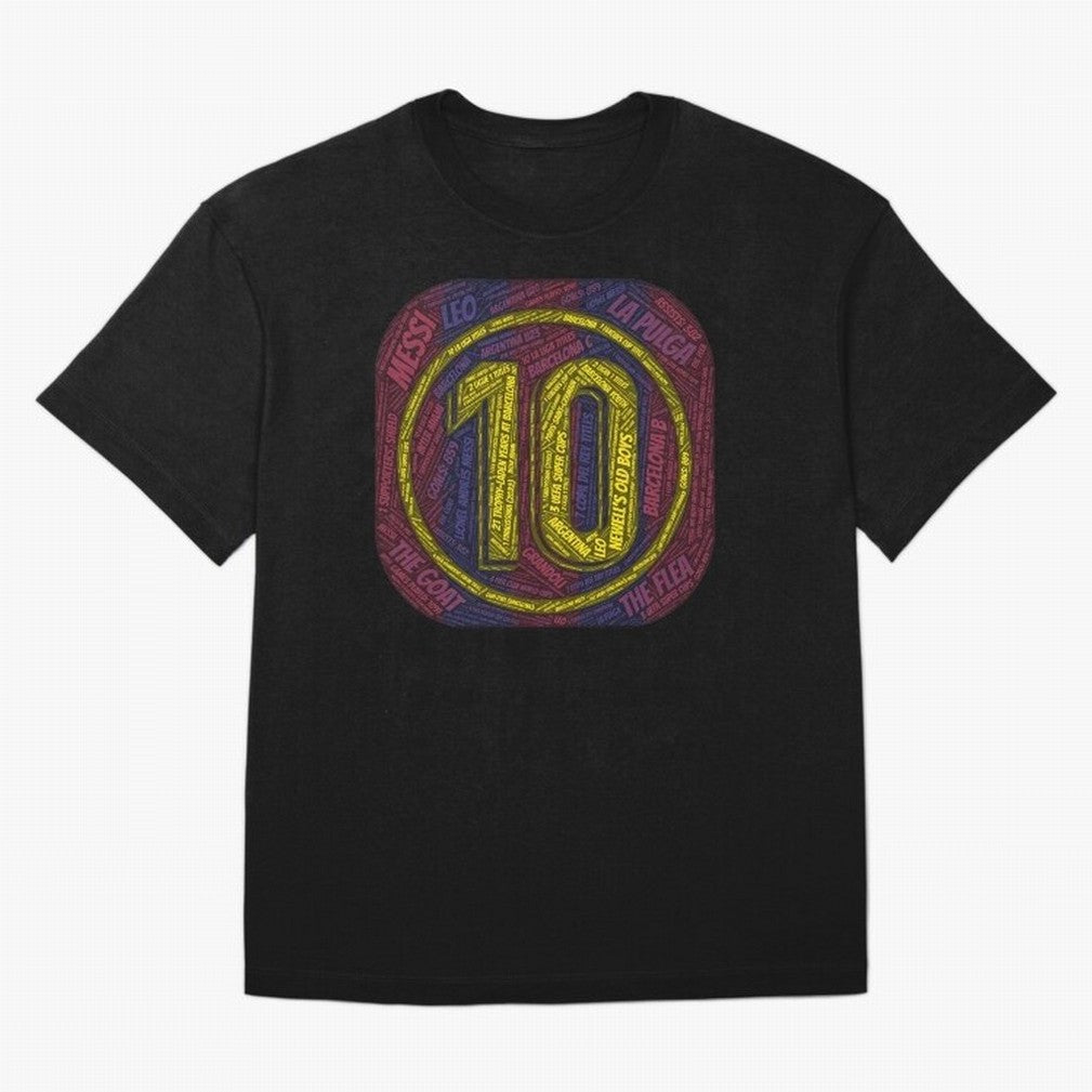 Lionel Messi #10 - The Icon Collection Classic T-Shirt Carry National Pride through Global Football Passion for FIFA World Cup 2026, Centered on Cristiano Ronaldo, Haaland and CR7, Spain and Netherlands, Stadium Memories, Football Loyalty,