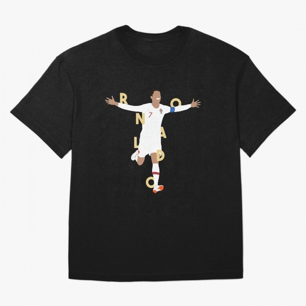 Ronaldo (Gold) Classic T-Shirt Turn Football Passion into the FIFA World Cup 2026 USA Canada Mexico Journey through Mbappe and Neymar Highlights, Brazil, Portugal and Argentina Pride, Classic Soccer Heritage, Championship Pressure, Fan Loyalty and