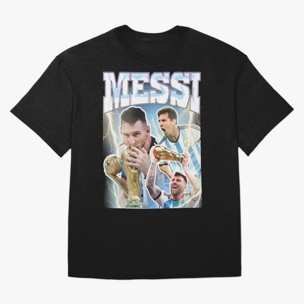 Messi Champion Vintage Retro Design Classic T-Shirt Bring World Football Passion into Global Football Passion for FIFA World Cup 2026, Driven by Messi, CR7 and Mbappe, Portugal, Football Festival Excitement, Trophy Ambitions, Country Rivalries and