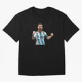 Messi World Champion #2 Oversized T-Shirt Follow Every Goal of FIFA World Cup 2026 Group Stage for Fans of Haaland and Argentina, France and Brazil, Bringing Champion Mindset, Group Stage Buzz, Knockout Tension and Passionate Fan Culture; Great for