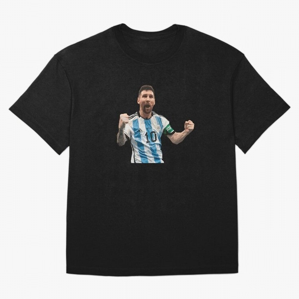 Messi World Champion #2 Oversized T-Shirt Follow Every Goal of FIFA World Cup 2026 Group Stage for Fans of Haaland and Argentina, France and Brazil, Bringing Champion Mindset, Group Stage Buzz, Knockout Tension and Passionate Fan Culture; Great for