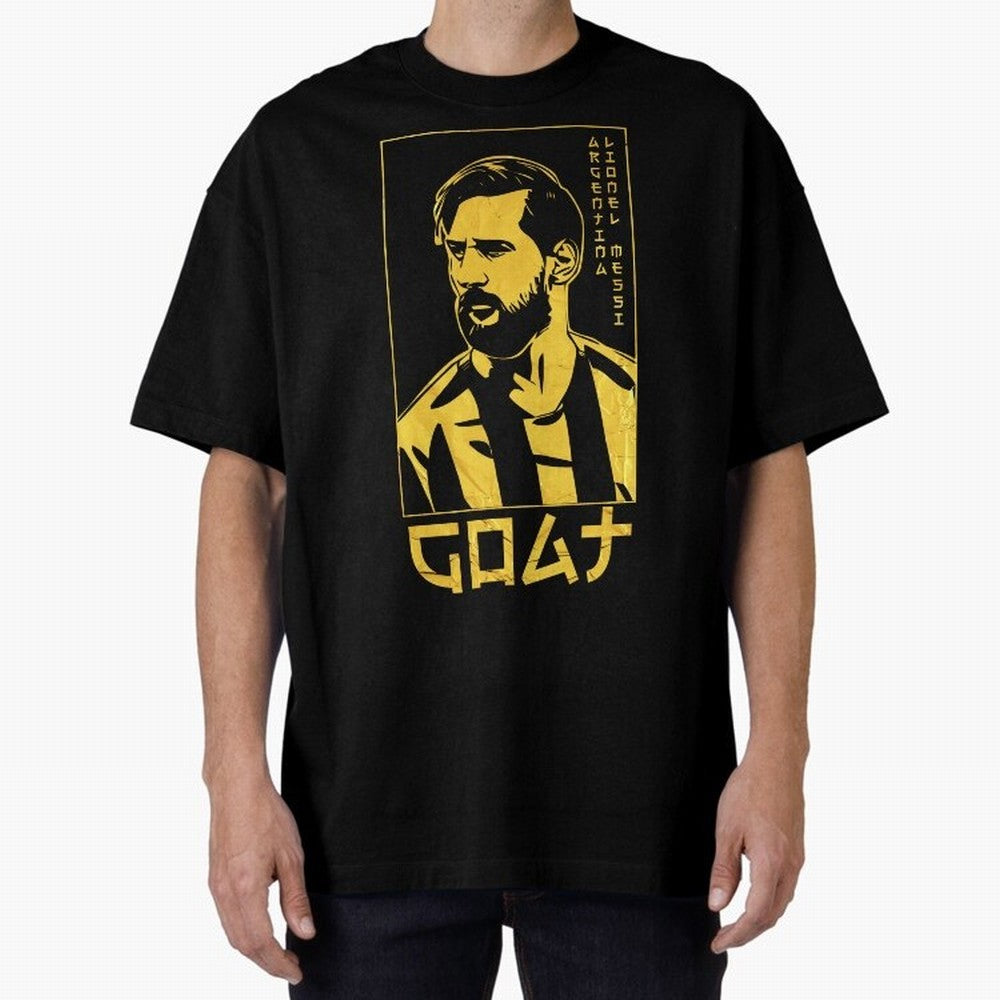 Lionel Messi Golden Style Portrait art illustration Classic T-Shirt Make Game Day About FIFA World Cup 2026 with Cristiano Ronaldo, Argentina, France and Brazil Energy, Supporter Pride, Iconic Celebrations, Legendary Names and Global Match Day