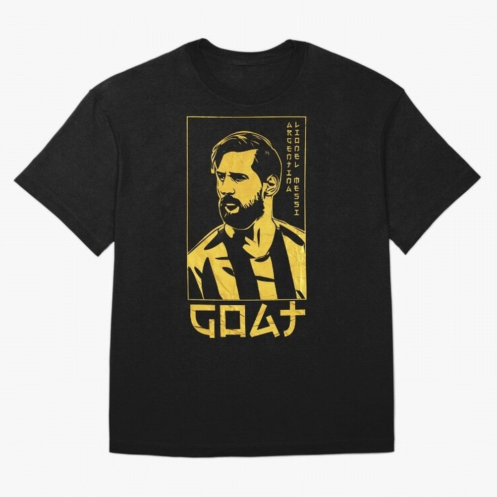 Lionel Messi Golden Style Portrait art illustration Classic T-Shirt Make Game Day About FIFA World Cup 2026 with Cristiano Ronaldo, Argentina, France and Brazil Energy, Supporter Pride, Iconic Celebrations, Legendary Names and Global Match Day