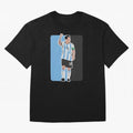 Messi World Cup 2022 Oversized T-Shirt Follow Every Goal of FIFA World Cup 2026 Group Stage Celebrating Cristiano Ronaldo, France Energy, Classic Soccer Heritage, Championship Pressure, Fan Loyalty and International Pride; Made for Die Hard