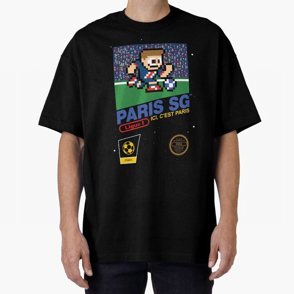 Paris SG v2 8bit Football Essential T-Shirt Bring Global Tournament Vibes to Match Day Hype around FIFA World Cup 2026 USA Canada Mexico, Mbappe and Neymar, Portugal, Spain and Germany, Fan Favorite Moments, National Team Passion, Big Match Drama