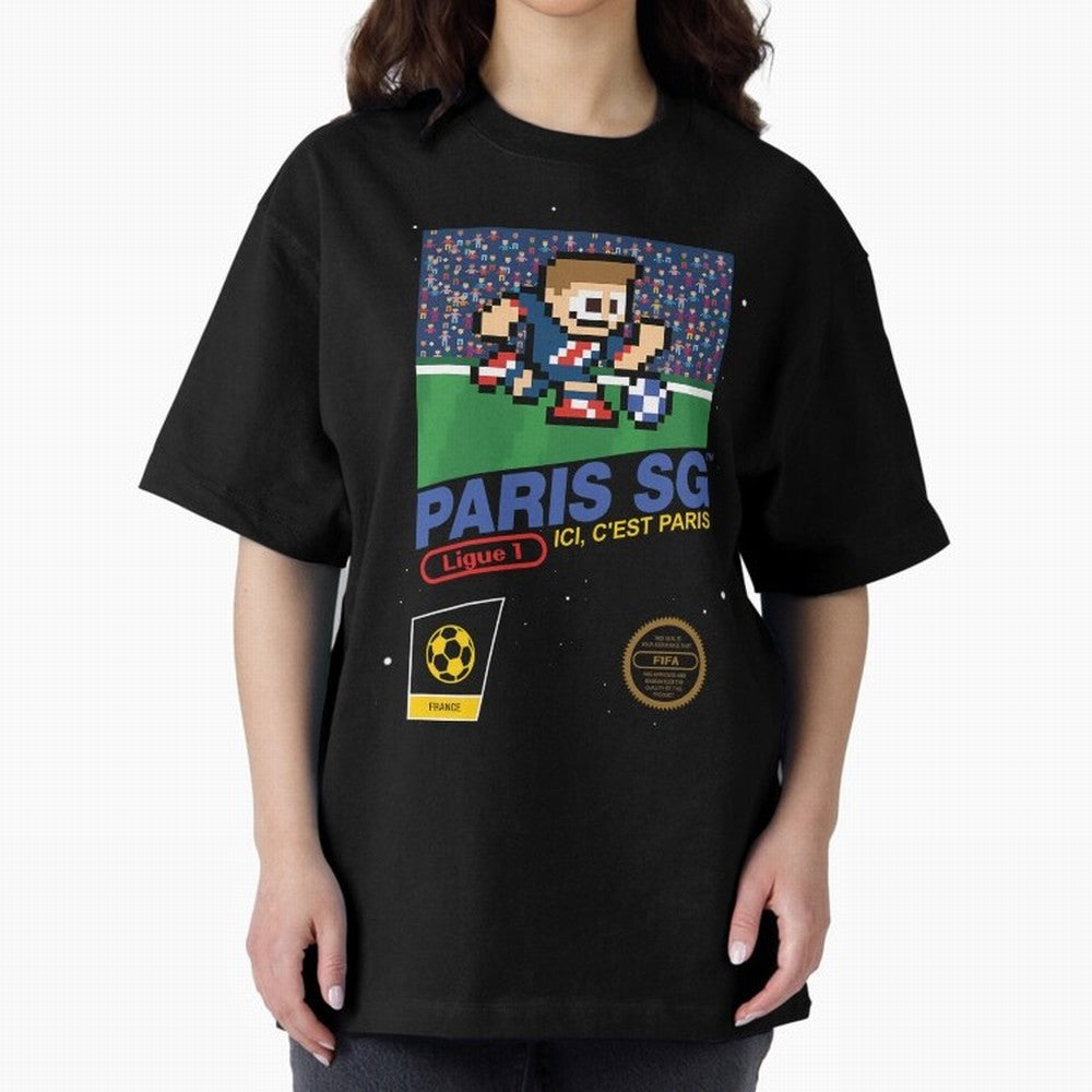 Paris SG v2 8bit Football Essential T-Shirt Bring Global Tournament Vibes to Match Day Hype around FIFA World Cup 2026 USA Canada Mexico, Mbappe and Neymar, Portugal, Spain and Germany, Fan Favorite Moments, National Team Passion, Big Match Drama