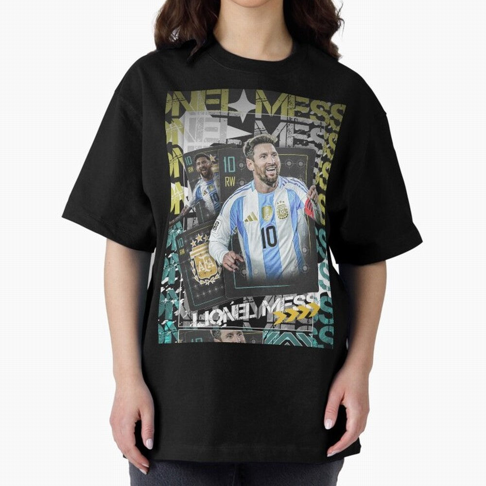 Lionel Messi Argentina Maestro Trading Card Cinematic Poster Classic T-Shirt Feel the Trophy Chase of Global Football Passion for FIFA World Cup 2026 USA Canada Mexico, Capturing Haaland, Portugal, Spain and Germany, Match Day Excitement, Supporter