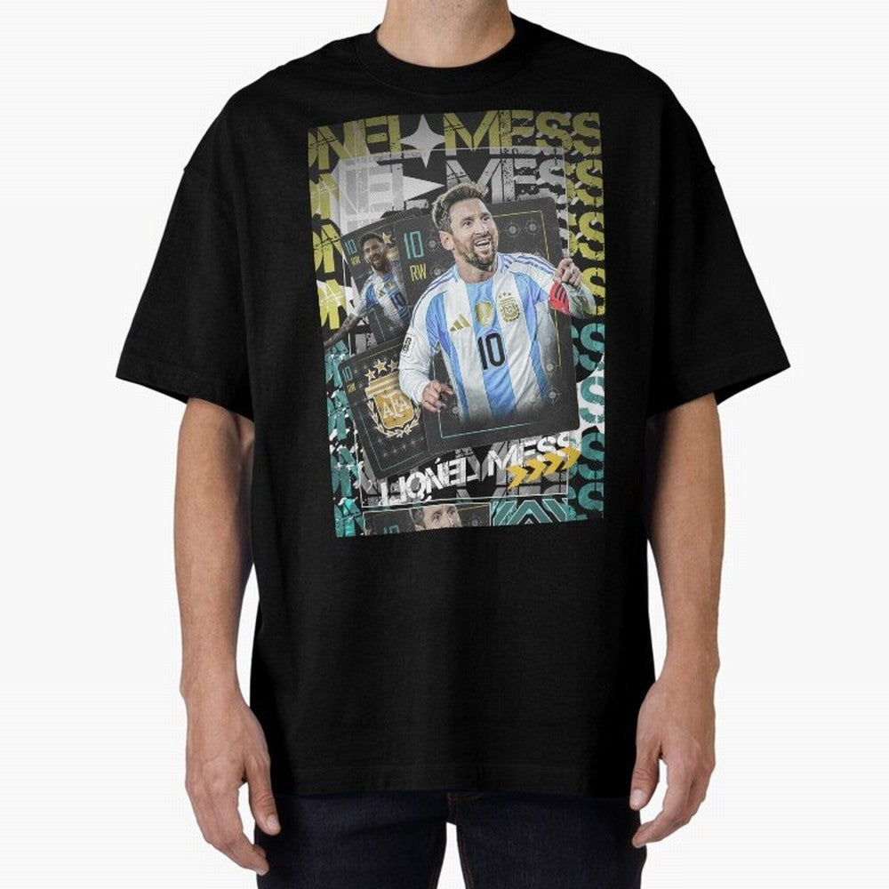 Lionel Messi Argentina Maestro Trading Card Cinematic Poster Classic T-Shirt Feel the Trophy Chase of Global Football Passion for FIFA World Cup 2026 USA Canada Mexico, Capturing Haaland, Portugal, Spain and Germany, Match Day Excitement, Supporter