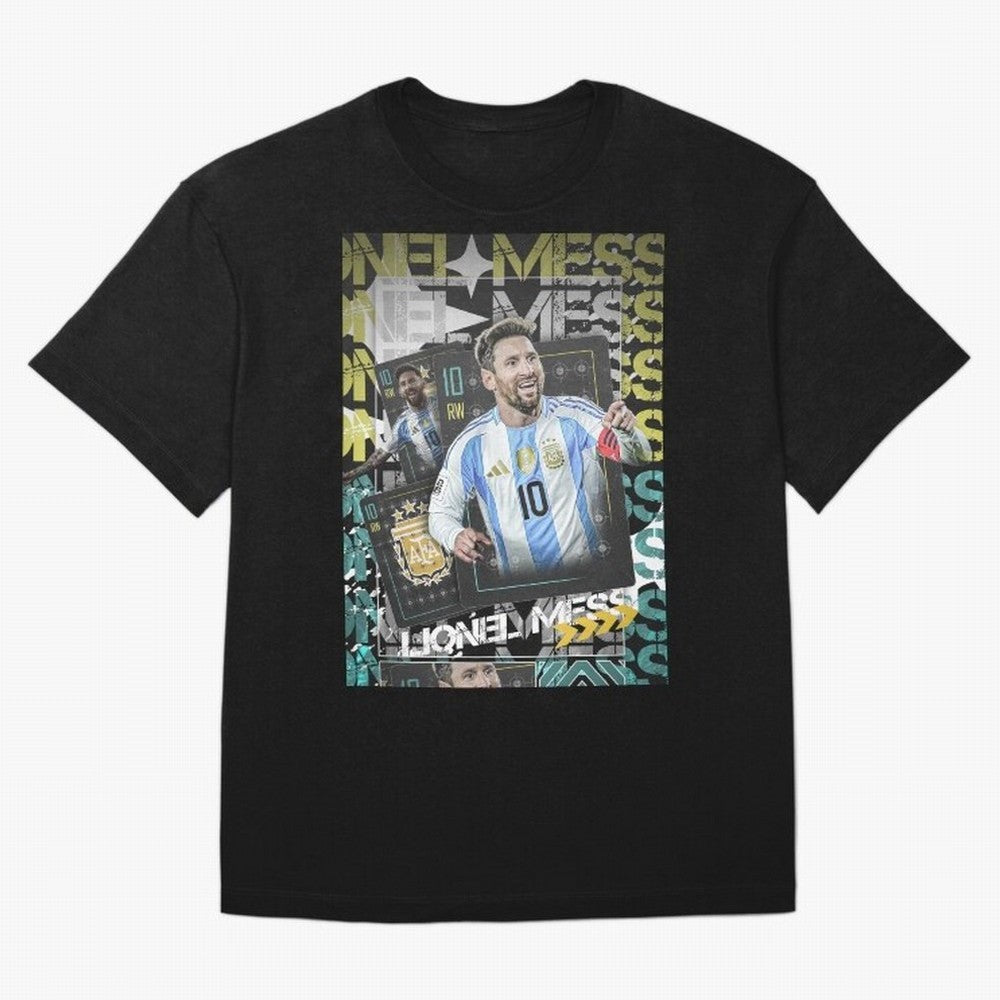 Lionel Messi Argentina Maestro Trading Card Cinematic Poster Classic T-Shirt Feel the Trophy Chase of Global Football Passion for FIFA World Cup 2026 USA Canada Mexico, Capturing Haaland, Portugal, Spain and Germany, Match Day Excitement, Supporter