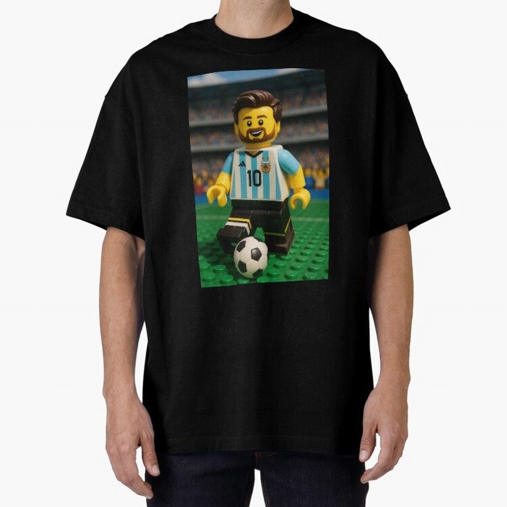 Block Leo Oversized T-Shirt Follow the Final Road of FIFA World Cup 2026 USA Canada Mexico Spirit, Centered on Germany, Cristiano Ronaldo, Haaland and CR7, Game Day Rituals, Football Legends, Country Pride and the Road to the Final; Ideal for Fans