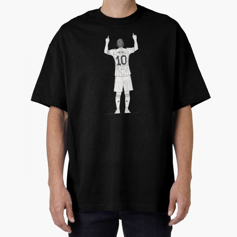 Lionel Messi minimalist sketch Oversized T-Shirt Treasure FIFA World Cup 2026 USA Canada Mexico Spirit, Made for Spain, Haaland, Classic Soccer Heritage, Championship Pressure, Fan Loyalty and International Pride; Made for Die Hard Supporters,