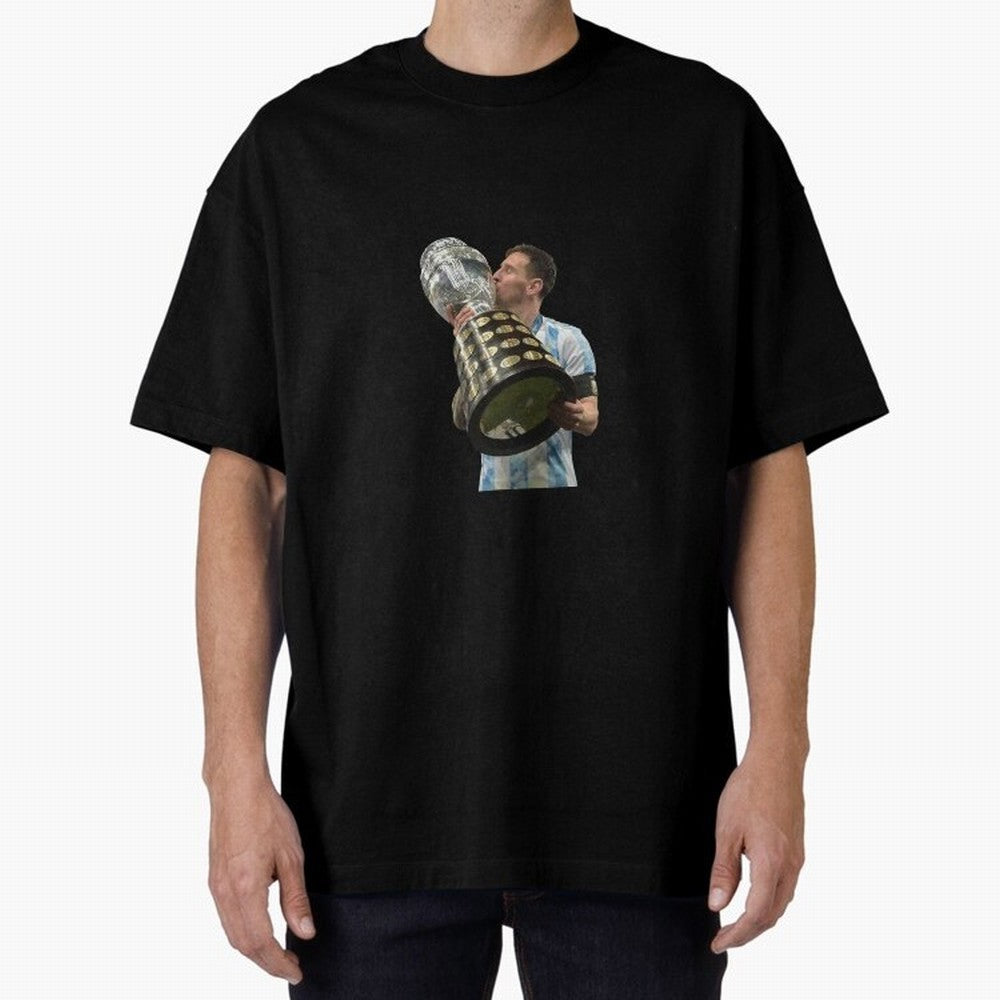 Messi Cup Oversized T-Shirt Follow the Final Road of FIFA World Cup 2026 for Fans of Mbappe and Spain, Bringing Worldwide Fan Energy, Dramatic Goals, Stadium Lights and Championship Celebrations; Ideal for Fans Who Follow Messi, Cristiano Ronaldo,