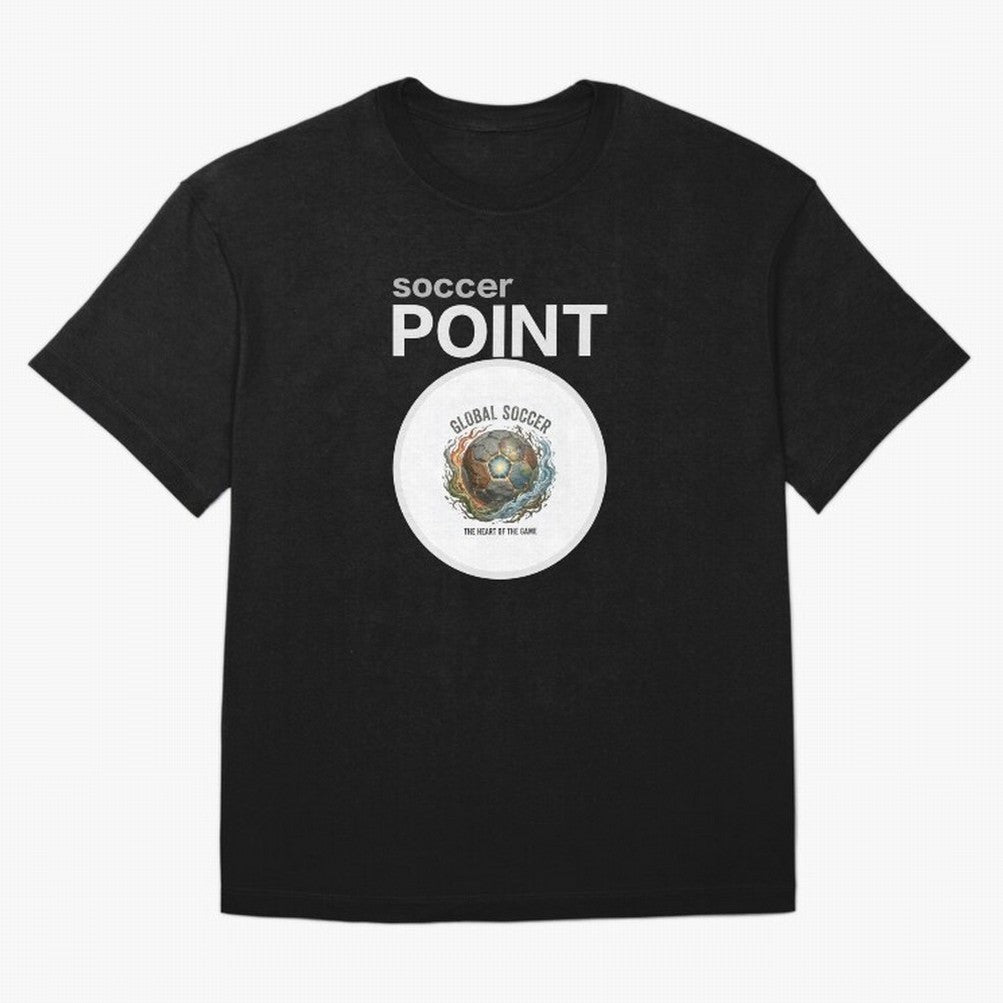 soccer POINT Classic T-Shirt Celebrate Football Heritage in the FIFA World Cup 2026 Group Stage Journey through CR7 and Messi Highlights, Argentina and Brazil Pride, Vintage Soccer Flavor, Modern Football Stars, National Flags and Final Night