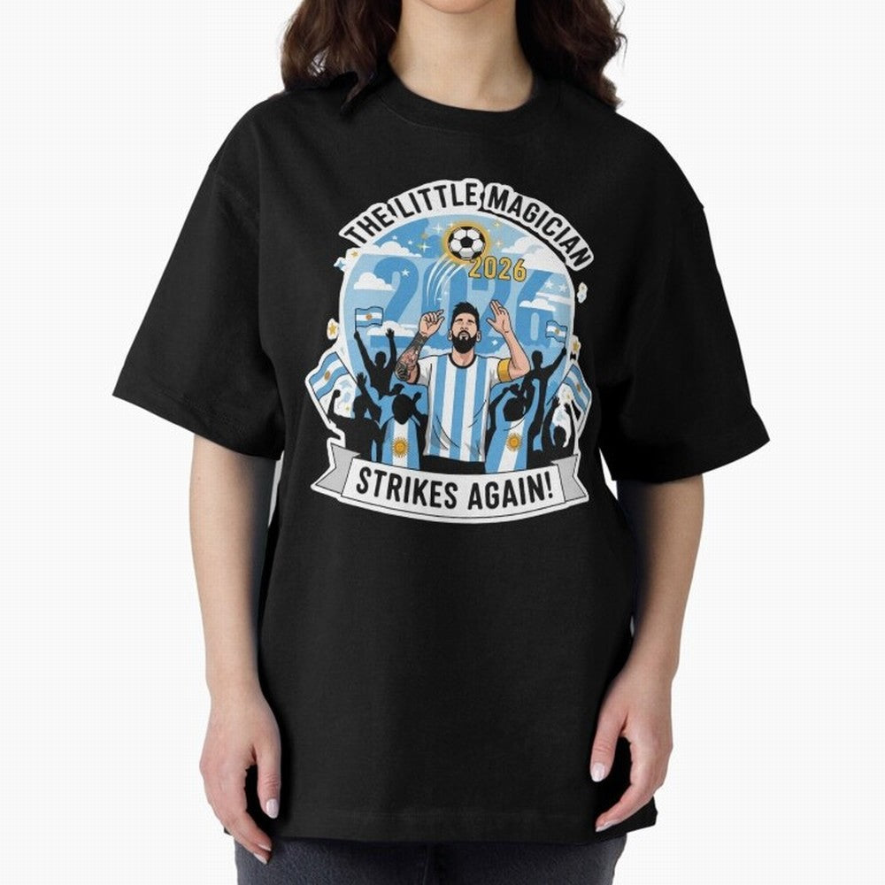 Messi - the little magician strikes again Classic T-Shirt Step into FIFA World Cup 2026 USA Canada Mexico Driven by CR7 and Messi, Argentina and Brazil Energy, Worldwide Fan Energy, Dramatic Goals, Stadium Lights and Championship Celebrations;