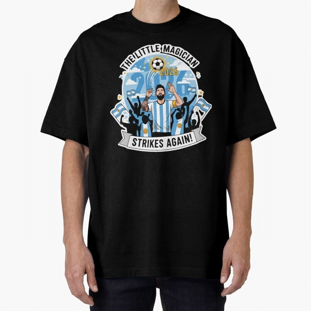 Messi - the little magician strikes again Classic T-Shirt Step into FIFA World Cup 2026 USA Canada Mexico Driven by CR7 and Messi, Argentina and Brazil Energy, Worldwide Fan Energy, Dramatic Goals, Stadium Lights and Championship Celebrations;