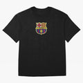 BAR-CE-LON-A Logo FC Merchandise Classic T-Shirt Feel the Roar of Match Day Hype around FIFA World Cup 2026 USA Canada Mexico, Mbappe, Argentina, France and Brazil, Classic Soccer Heritage, Championship Pressure, Fan Loyalty and International