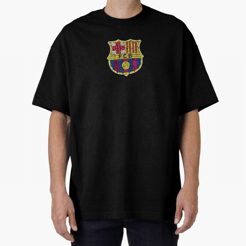 BAR-CE-LON-A Logo FC Merchandise Classic T-Shirt Feel the Roar of Match Day Hype around FIFA World Cup 2026 USA Canada Mexico, Mbappe, Argentina, France and Brazil, Classic Soccer Heritage, Championship Pressure, Fan Loyalty and International