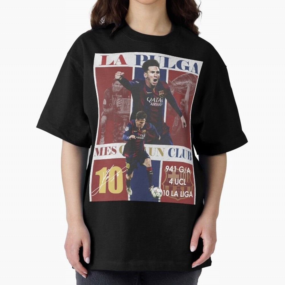 Lionel Messi 2015 Barcelona Poster- Iconic La Liga Hero Art Print Classic T-Shirt Support Your Favorite Stars during FIFA World Cup 2026 USA Canada Mexico Built around Neymar, England and Germany Energy, Stadium Chants, National Pride, Trophy