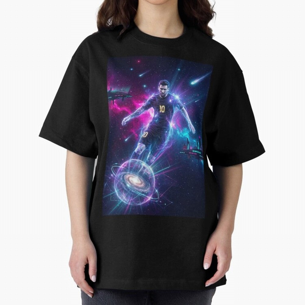 Lionel Messi The Eternal GOAT Of Another Galaxy - (Version 4) Active T-Shirt Remember Iconic Moments from FIFA World Cup 2026 Spirit, Connected to Portugal, Mbappe, Football Passion, Legendary Performances, Festival Vibes and Supporter Community;