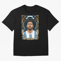 Lionel Messi Argentina Football Legend - Ornate Portrait Classic T-Shirt Bring Global Tournament Vibes to FIFA World Cup 2026 Spirit, Highlighting England, Mbappe, Match Day Excitement, Supporter Culture, Golden Goals and Global Football Passion;