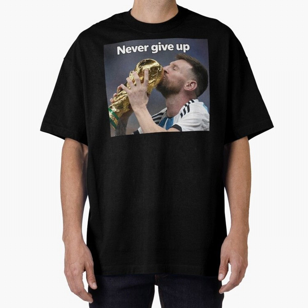 Messi Oversized T-Shirt Remember Iconic Moments from FIFA World Cup 2026 USA Canada Mexico Spirit, Inspired by Brazil, Messi and Cristiano Ronaldo, Tournament Hype, Historic Matchups, Family Viewing Parties and Global Sports Pride; Made for Die