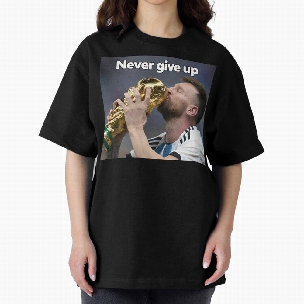 Messi Oversized T-Shirt Remember Iconic Moments from FIFA World Cup 2026 USA Canada Mexico Spirit, Inspired by Brazil, Messi and Cristiano Ronaldo, Tournament Hype, Historic Matchups, Family Viewing Parties and Global Sports Pride; Made for Die
