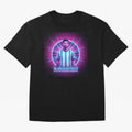 ?Argentina Football Legend Messi Cyberpunk Retro Futurist Design (Version 4) Classic T-Shirt Celebrate the Magic of FIFA World Cup 2026 USA Canada Mexico Connected to Neymar, Haaland and Cristiano Ronaldo, Portugal, Spain and Germany Energy,
