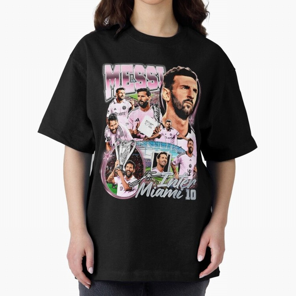 Lionel Messi Inter Miami Retro Vintage bootleg rap tee Classic T-Shirt Fuel FIFA World Cup 2026 USA Canada Mexico Spirit, Celebrating France, Mbappe, Classic Soccer Heritage, Championship Pressure, Fan Loyalty and International Pride; Perfect for