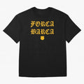Forca Barca Oversized T-Shirt Show Championship Spirit for Global Football Passion for FIFA World Cup 2026, Built around Mbappe, Germany, Soccer Culture, Superstar Moments, National Team Dreams and Competitive Fire; Created for Match Day Parties,