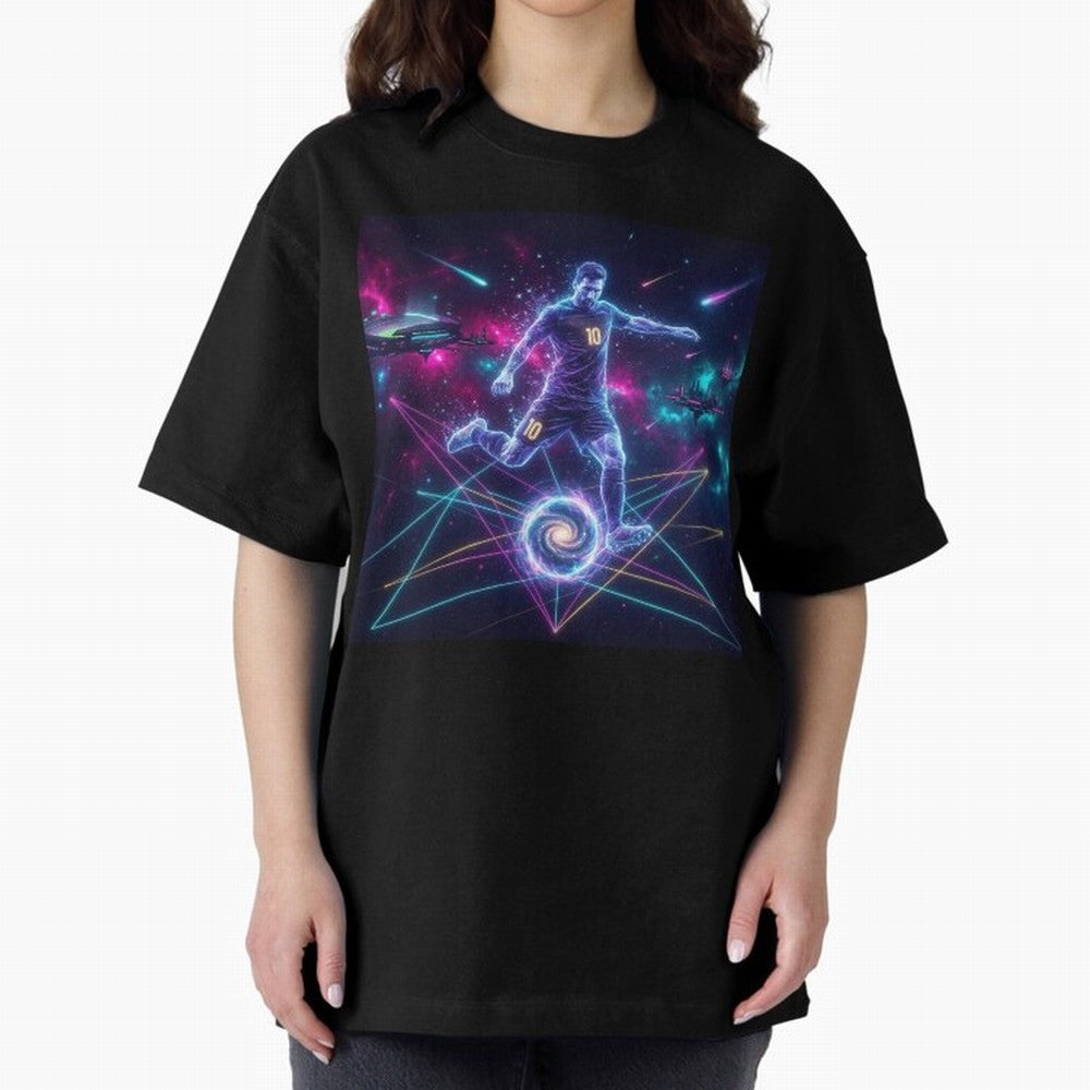 Lionel Messi The Eternal GOAT Of Another Galaxy - (Version 2) Classic T-Shirt Represent Football Lovers during FIFA World Cup 2026 Spirit, Celebrating Portugal, Spain and Germany, Messi, CR7 and Mbappe, Championship Spirit, Famous Goals, Roaring