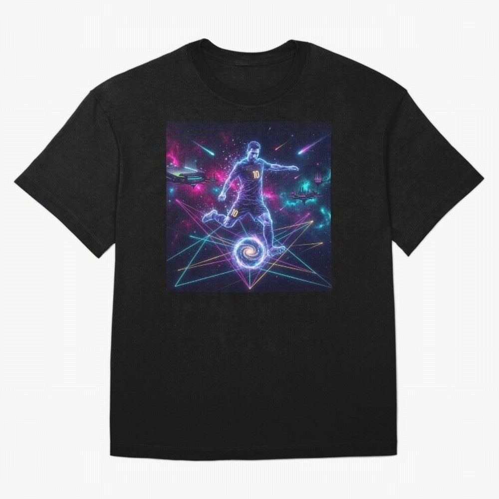 Lionel Messi The Eternal GOAT Of Another Galaxy - (Version 2) Classic T-Shirt Represent Football Lovers during FIFA World Cup 2026 Spirit, Celebrating Portugal, Spain and Germany, Messi, CR7 and Mbappe, Championship Spirit, Famous Goals, Roaring