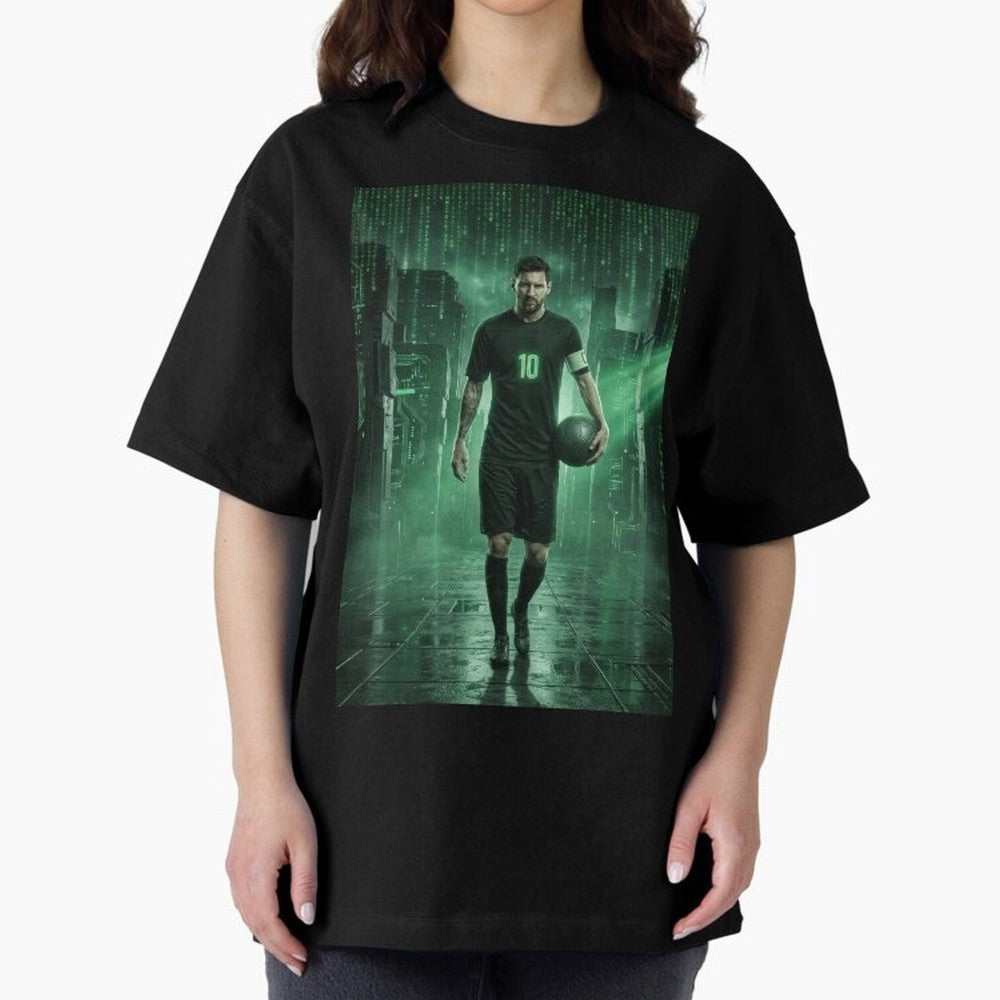 The Legend Lionel Messi Inside The Matrix Realm (Version 2) Classic T-Shirt Back the Journey through FIFA World Cup 2026 Group Stage Spirit, Capturing Spain, Neymar, Retro Football Energy, Iconic Rivalries, Trophy Chase Drama and Stadium