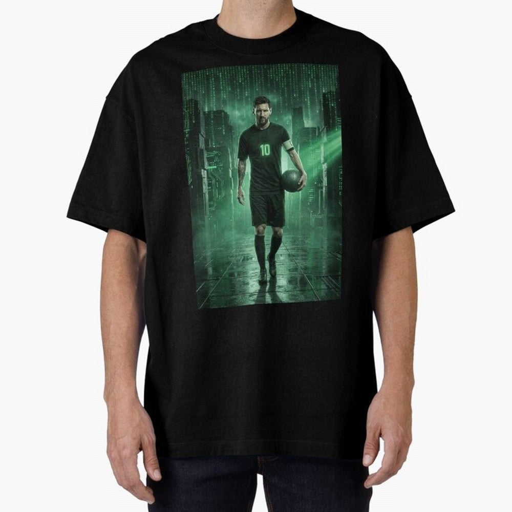 The Legend Lionel Messi Inside The Matrix Realm (Version 2) Classic T-Shirt Back the Journey through FIFA World Cup 2026 Group Stage Spirit, Capturing Spain, Neymar, Retro Football Energy, Iconic Rivalries, Trophy Chase Drama and Stadium