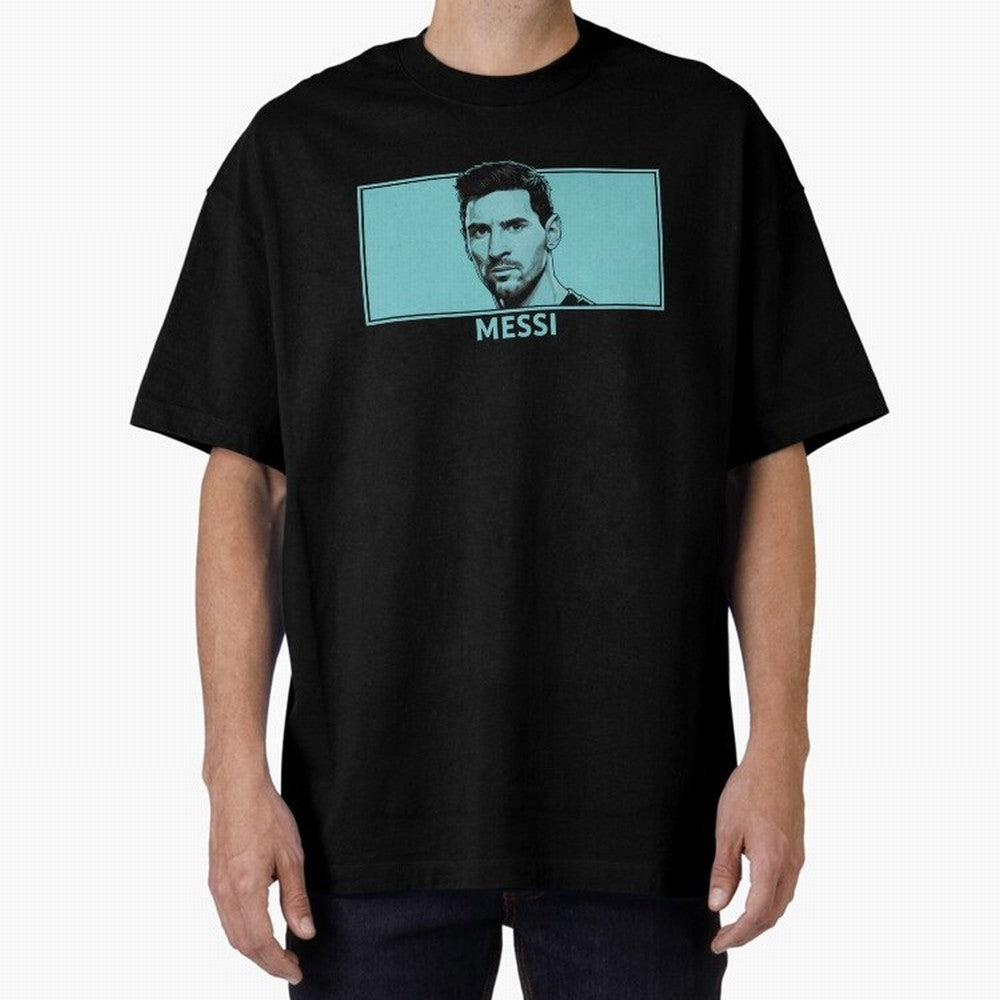 Messi Portrait - The Legend of Football Classic T-Shirt Remember Iconic Moments from Global Football Passion for FIFA World Cup 2026, Filled with Messi, Neymar and Mbappe, Germany, Global Supporter Spirit, Legendary Goals, National Colors and