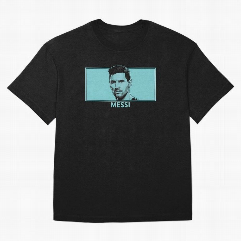 Messi Portrait - The Legend of Football Classic T-Shirt Remember Iconic Moments from Global Football Passion for FIFA World Cup 2026, Filled with Messi, Neymar and Mbappe, Germany, Global Supporter Spirit, Legendary Goals, National Colors and